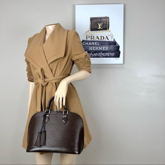 Louis Vuitton EPI ALMA PM Dark Brown